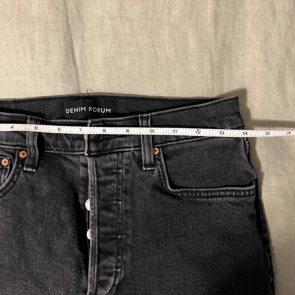 Denim Forum The Arlo Hi-rise Straight Jean - Picture 8 of 8